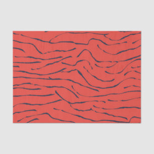 Abstract lines Pattern Tissue Paper