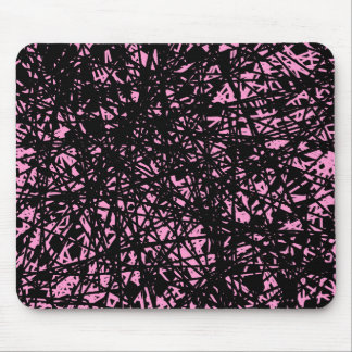 Abstract Lines - Pink Mouse Pad