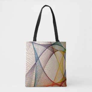 Abstract Lines Tote Bag – Artistic Design