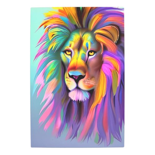 Abstract Lion Face Mystical Fantasy Art