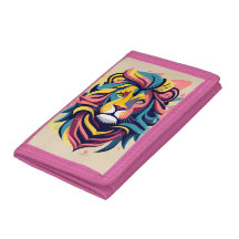 Abstract Lion Head Art