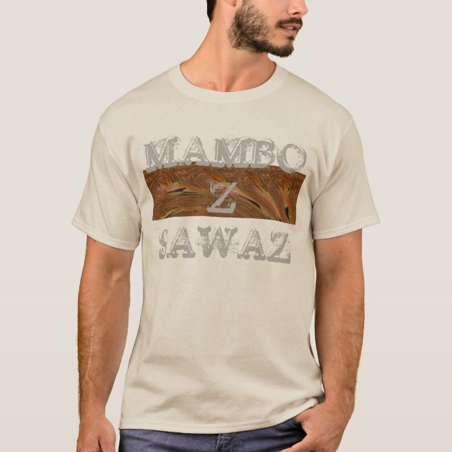 Abstract Lion Safari Art Print T-Shirt (Front)