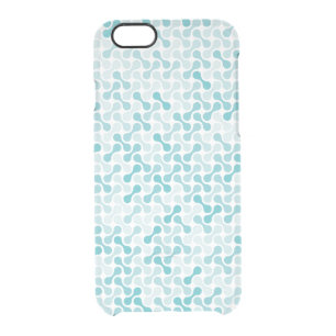 Abstract Liquid Fluid Graphic Art Clear iPhone 6/6S Case