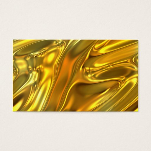 Customizable Abstract Liquid Gold Business Cards