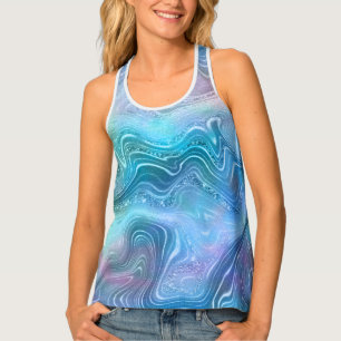 Abstract Liquid Marble Stone Texture background Tank Top