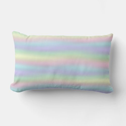 Abstract Liquid Pastel Color Design  Lumbar Pillow