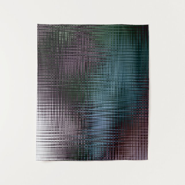 Abstract liquid texture ice glass crystal frozen m tapestry (Front)