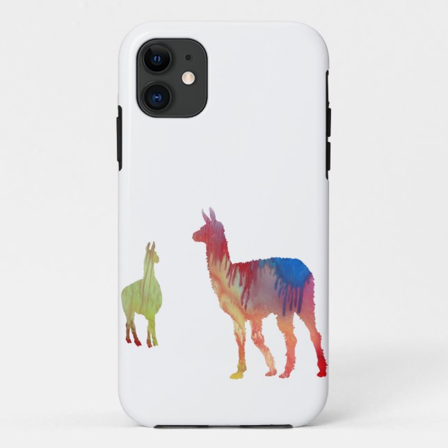 Abstract Llama silhouette Case-Mate iPhone Case (Back)
