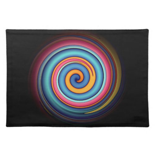 Abstract Lollipop  Cloth Placemat