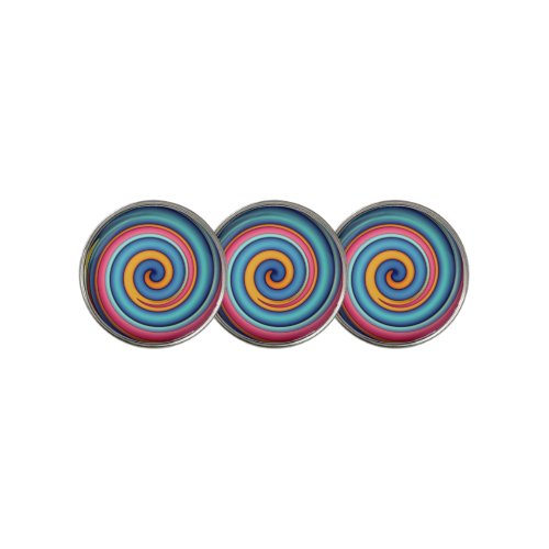 Abstract Lollipop  Golf Ball Marker