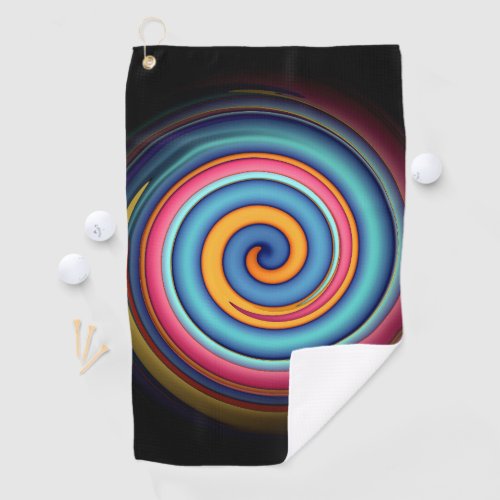 Abstract Lollipop  Golf Towel