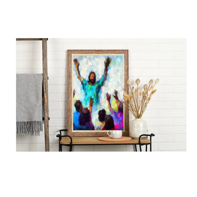 Abstract Lord We Need You Now More Than Ever Poster (Creator Uploaded)