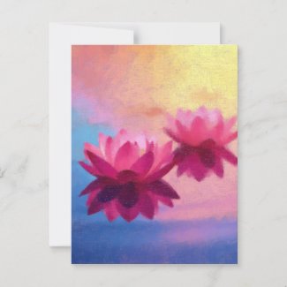 Abstract Lotus Flowers