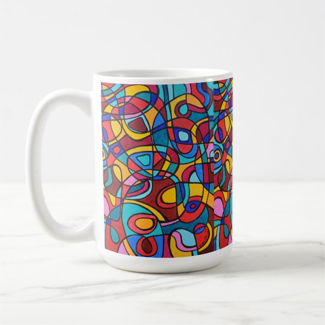 Abstract Love  Coffee Mug (Left)