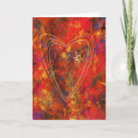 Abstract Love Greeting Card at Zazzle