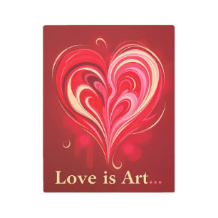 Abstract Love Heart Romantic Art