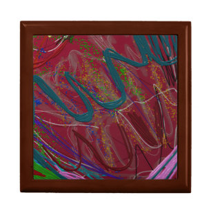Abstract Love  Keepsake Box