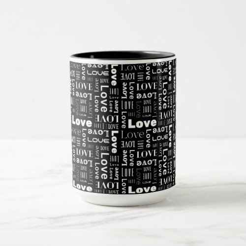  Abstract Love Mug