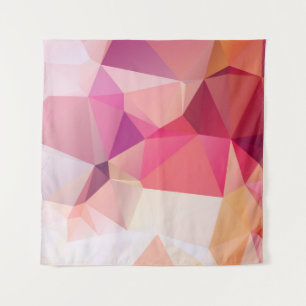 Abstract low poly background, geometry triangle, m tapestry