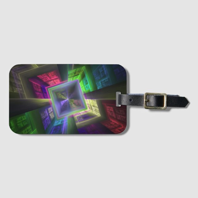 Abstract Luggage Tag (Front Horizontal)