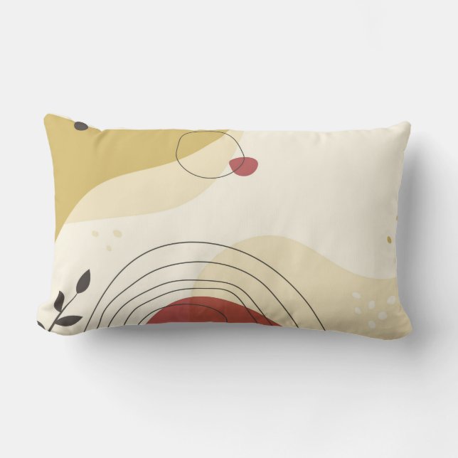 Abstract Lumbar Pillow (Front)