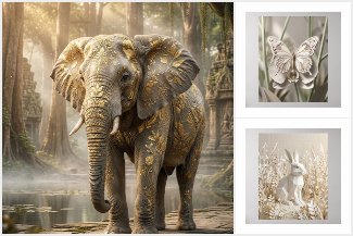 Abstract Luxury Aesthetic Animals