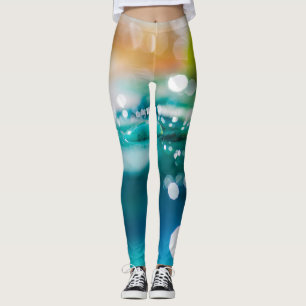 Abstract Macro Water Leggings