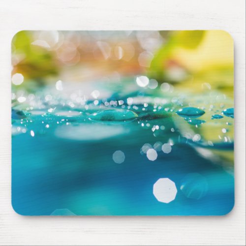 Abstract Macro Water Mouse Pad