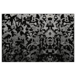 Abstract Magic - Silver Black Fabric