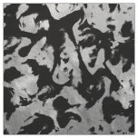 Abstract Magic - Silver Black Fabric