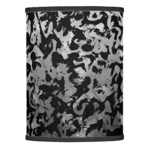Abstract Magic - Silver Black Lamp Shade