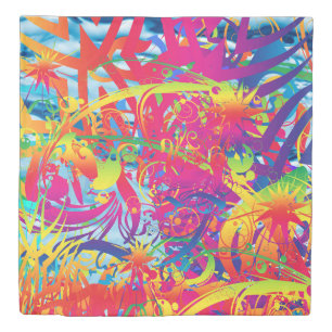 Abstract Magical Garden Duvet Cover