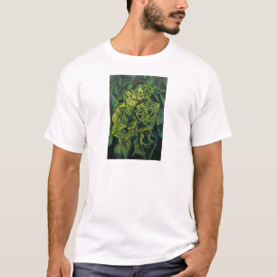 Abstract Man And Skeleton Geometric Art T-Shirt