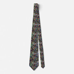 Abstract man portrait neck tie