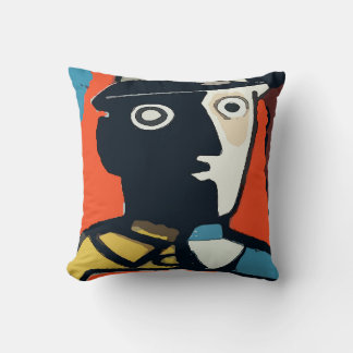 Abstract Man, Throw Pillow