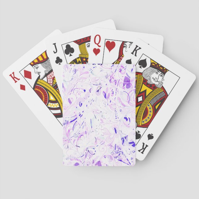 Abstract Mandala 2 Poker Cards (Back)