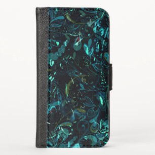 Abstract Mandala 3 iPhone XS Wallet Case