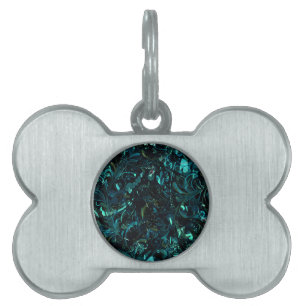 Abstract Mandala 3 Pet ID Tag