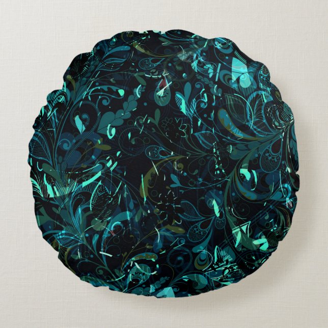 Abstract Mandala 3 Round Pillow (Front)