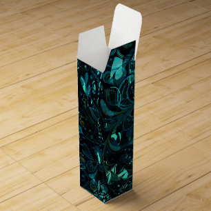 Abstract Mandala 3 Wine Box