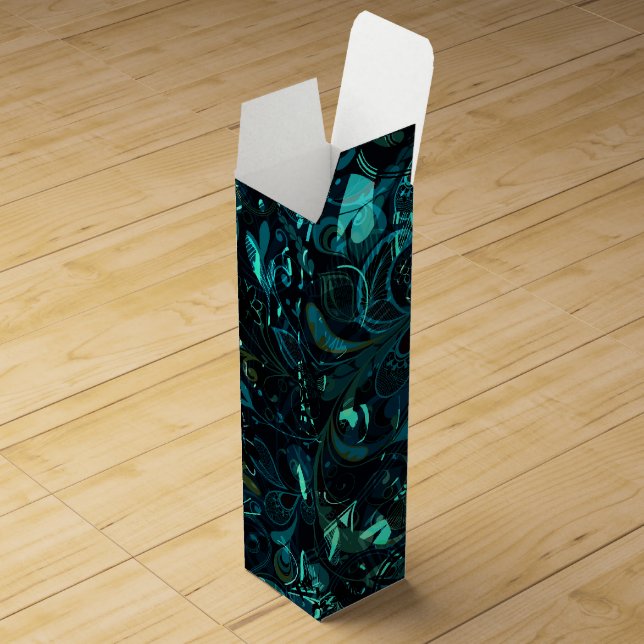 Abstract Mandala 3 Wine Box (Opened)