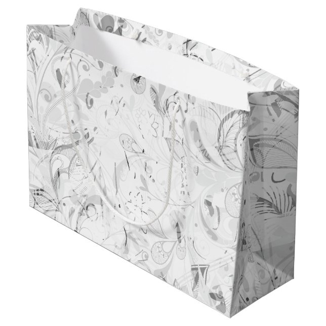 Abstract Mandala 4 Large Gift Bag (Back Angled)