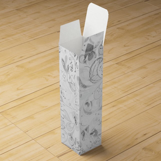 Abstract Mandala 4 Wine Box (Opened)