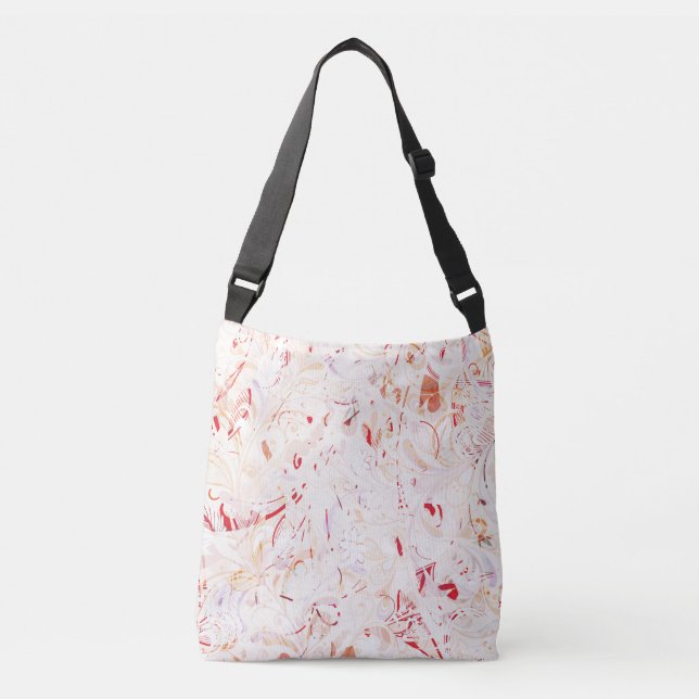 Abstract Mandala 7 Crossbody Bag (Front)