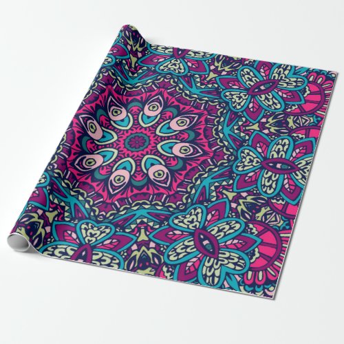 Abstract Mandala Custom Gift Ideas 2 Wrapping Paper