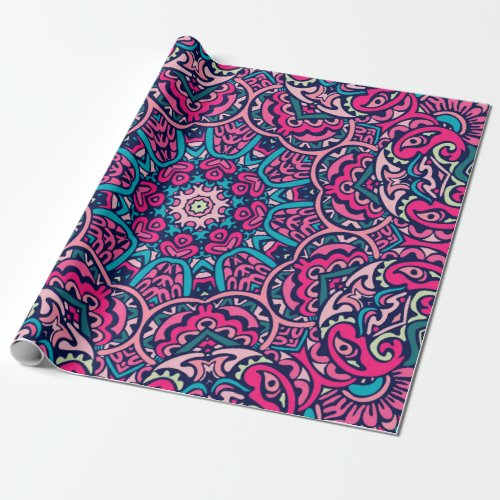 Abstract Mandala Custom Gift Ideas 4 Wrapping Paper