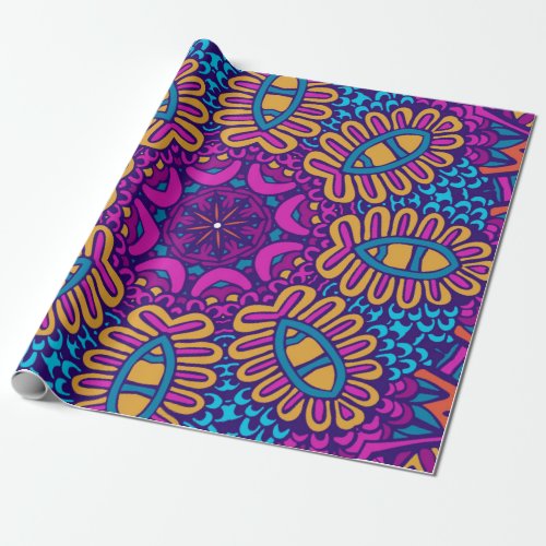 Abstract Mandala Custom Gift Ideas 5 Wrapping Paper