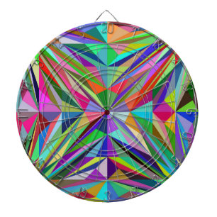Abstract Mandala Dart Board