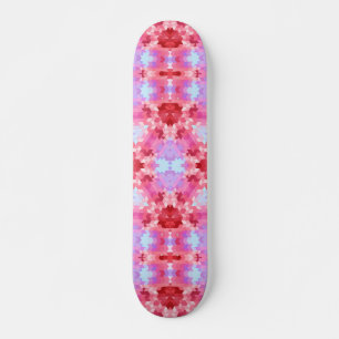 Abstract mandala kaleidoscope round circle shapes skateboard