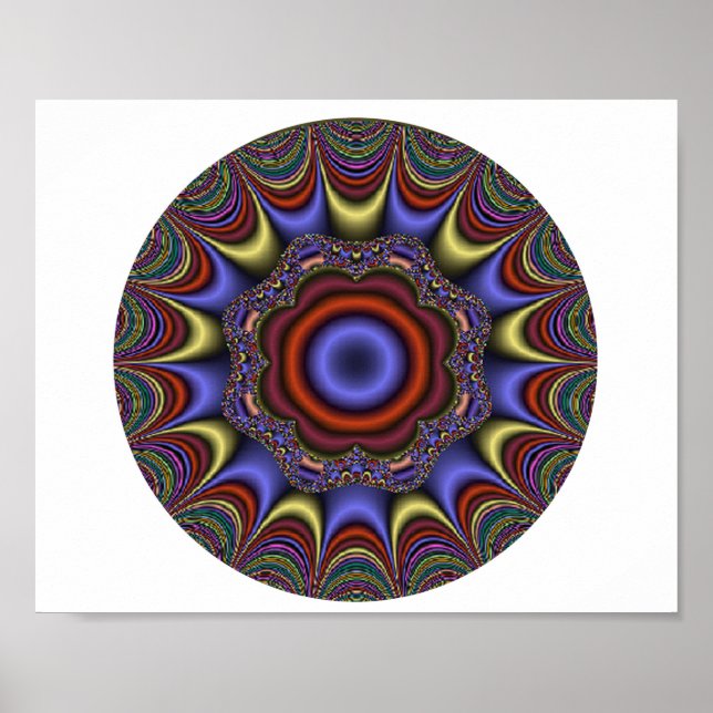 Abstract Mandala Poster (Front)